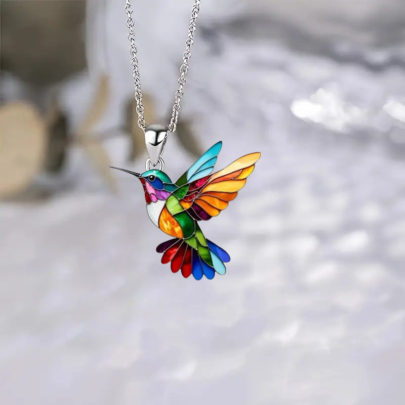Wholesale  colorful bird acrylic earrings