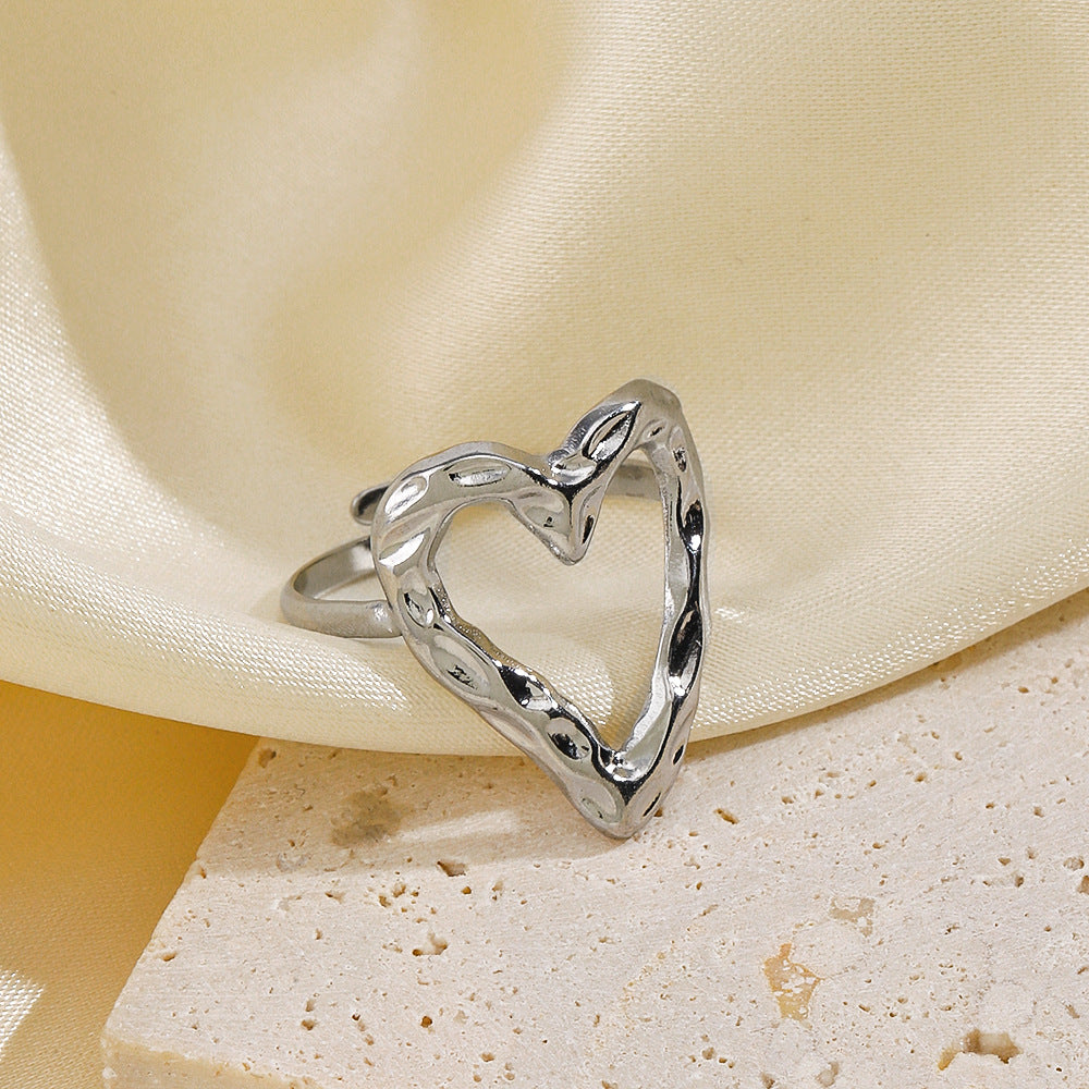 Wholesale stainless steel love rings
