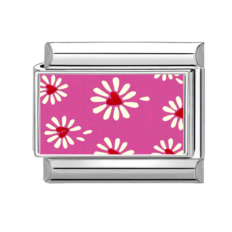 Wholesale 9mm Italian Charm Starter Bracelets DIY square Single Section Creative Stainless Steel Composable Bracelet