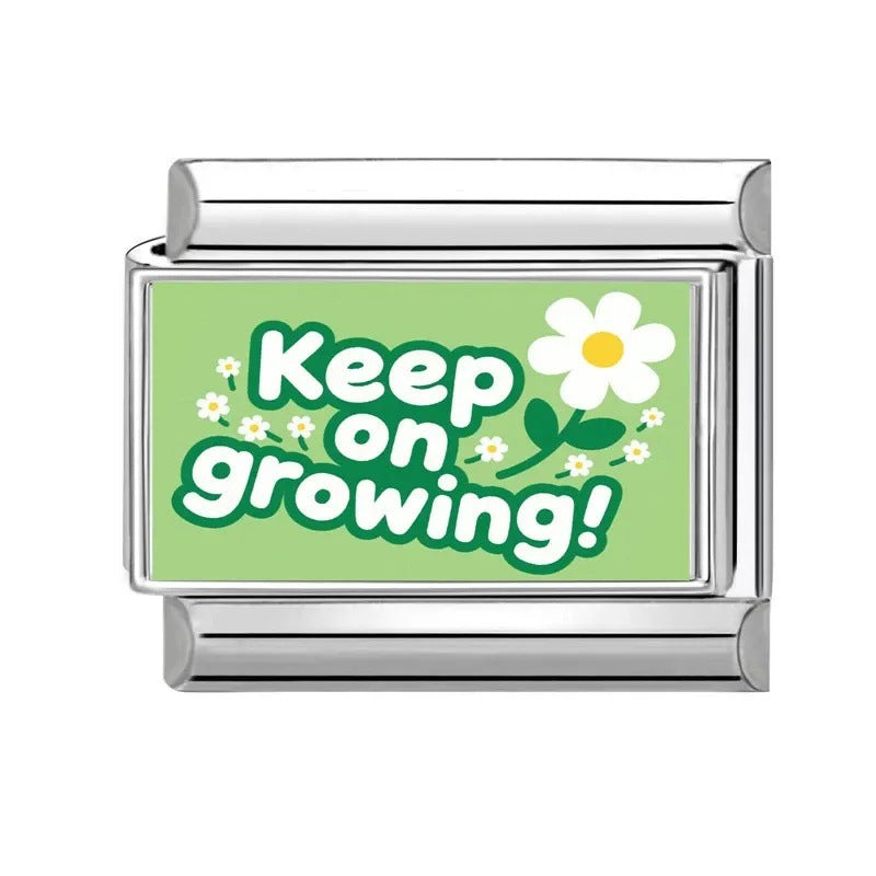 Wholesale Italian ModularValentine' s Day Collection Love DIY  Bracelet