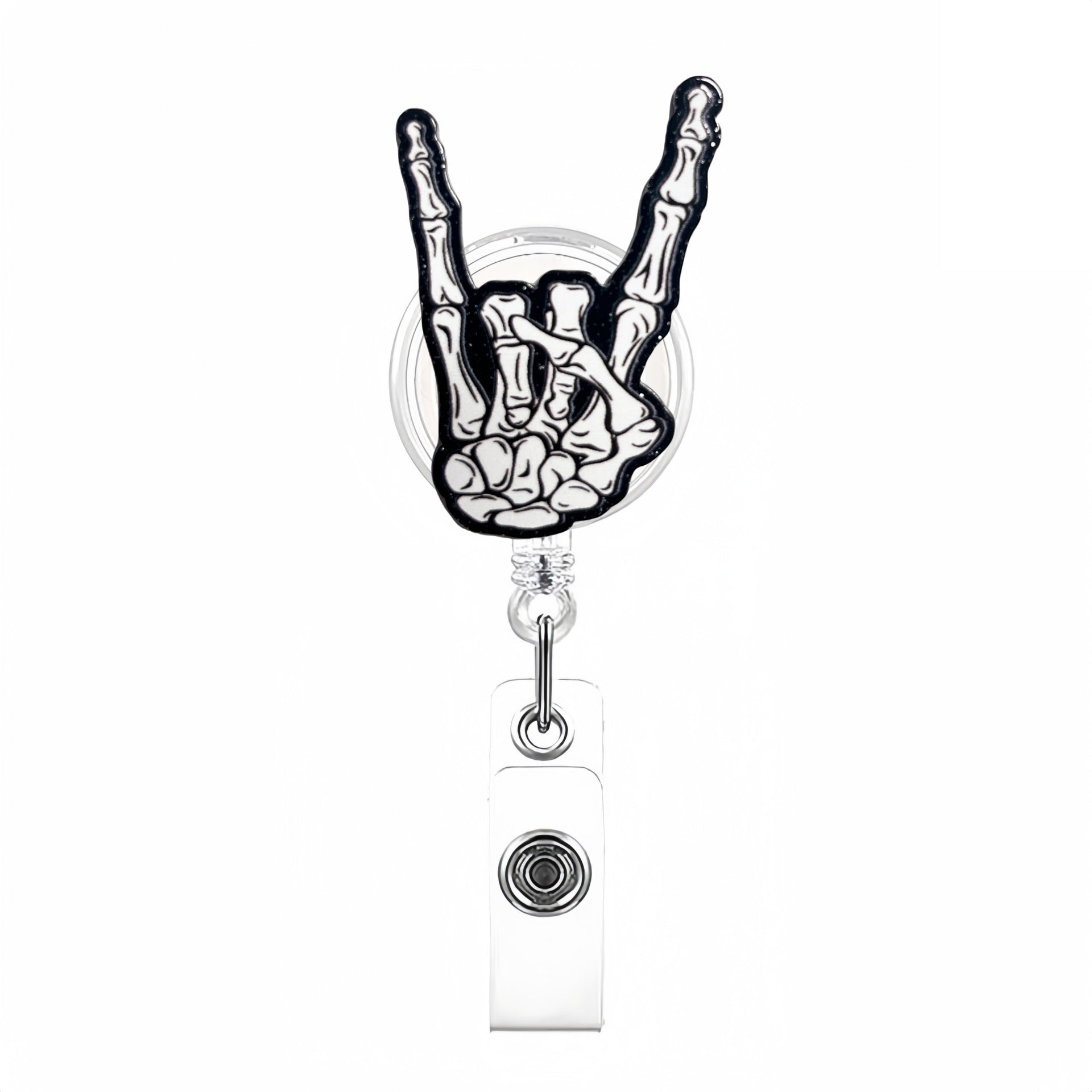 Wholesale Cartoon Raccoon Badge Reels Keychains