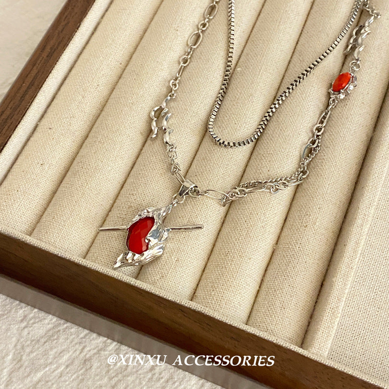 Wholesale Stacking Heart Necklaces