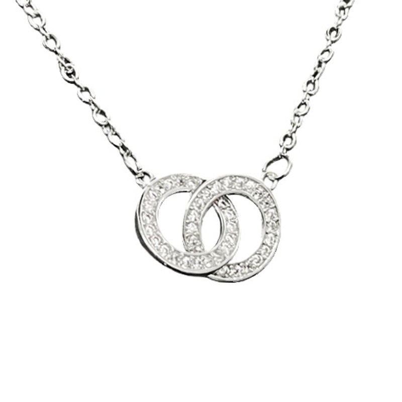 Wholesale Geometric Hollow Love Necklace
