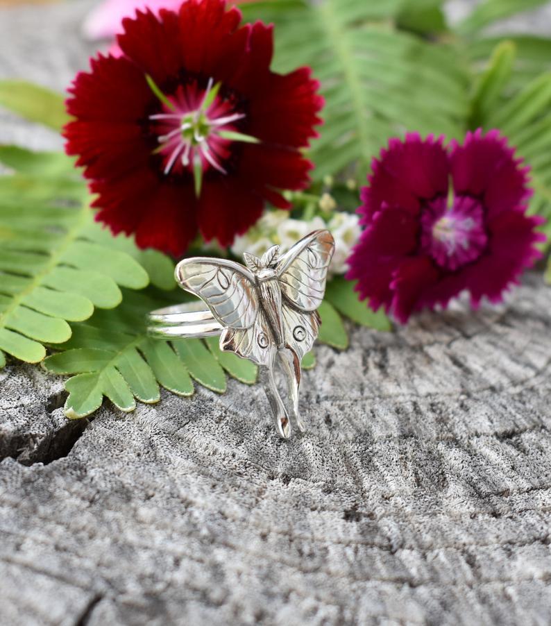 Wholesale Geometric alloy plating Vintage Butterfly Ring