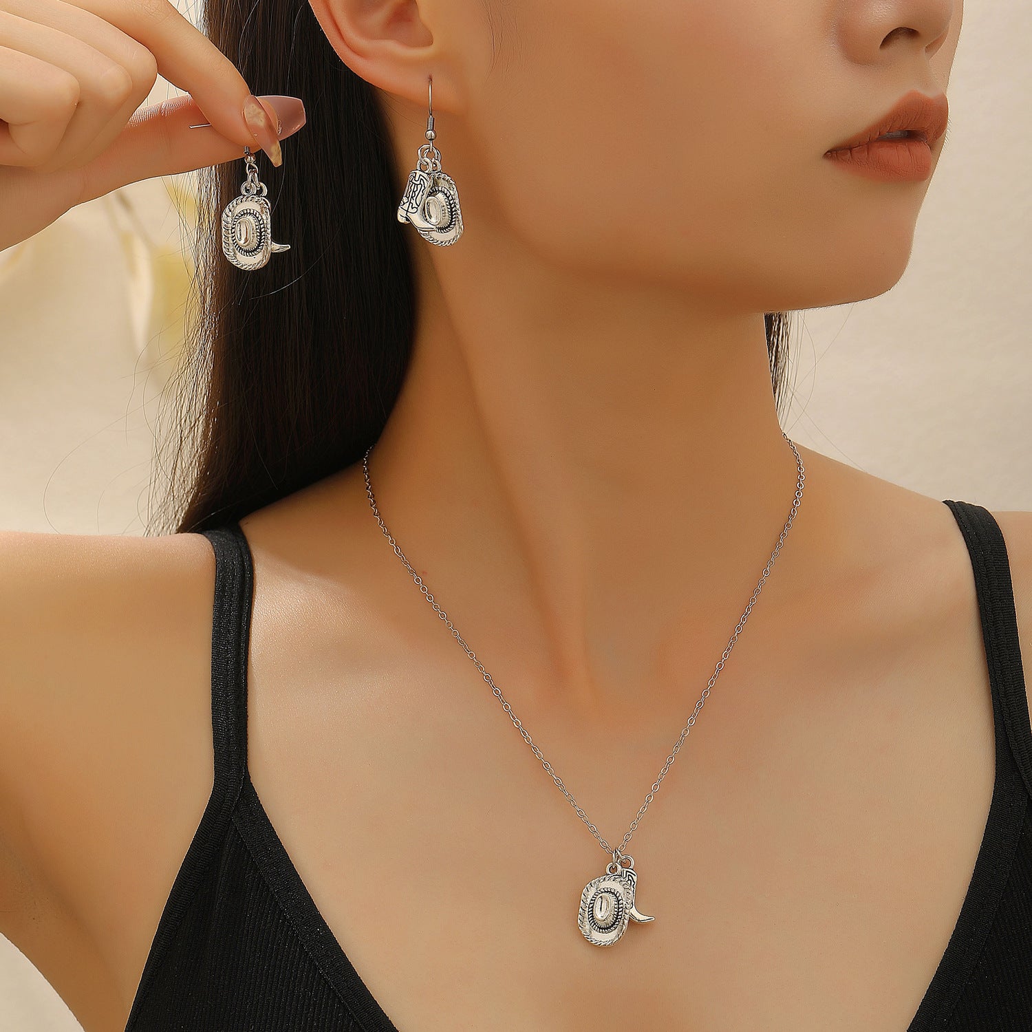 Wholesale Leather boots,  cowboy hat,  bracelet necklace ring