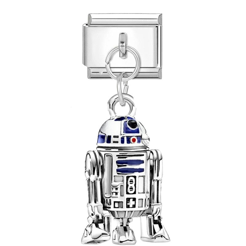 Wholesale Silver Cartoon Modular DIY Charm Bracelet Fashion Jewelry Accessory for Resale