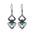 Wholesale  Diamond-Encrusted Zinc Alloy Cat Pumpkin  Web Skull Earrings