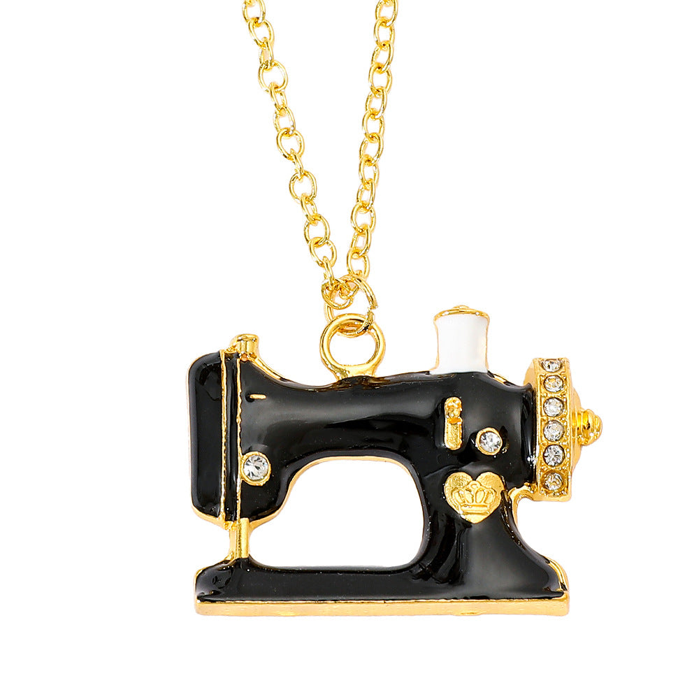 Wholesale sewing machine pendant necklace