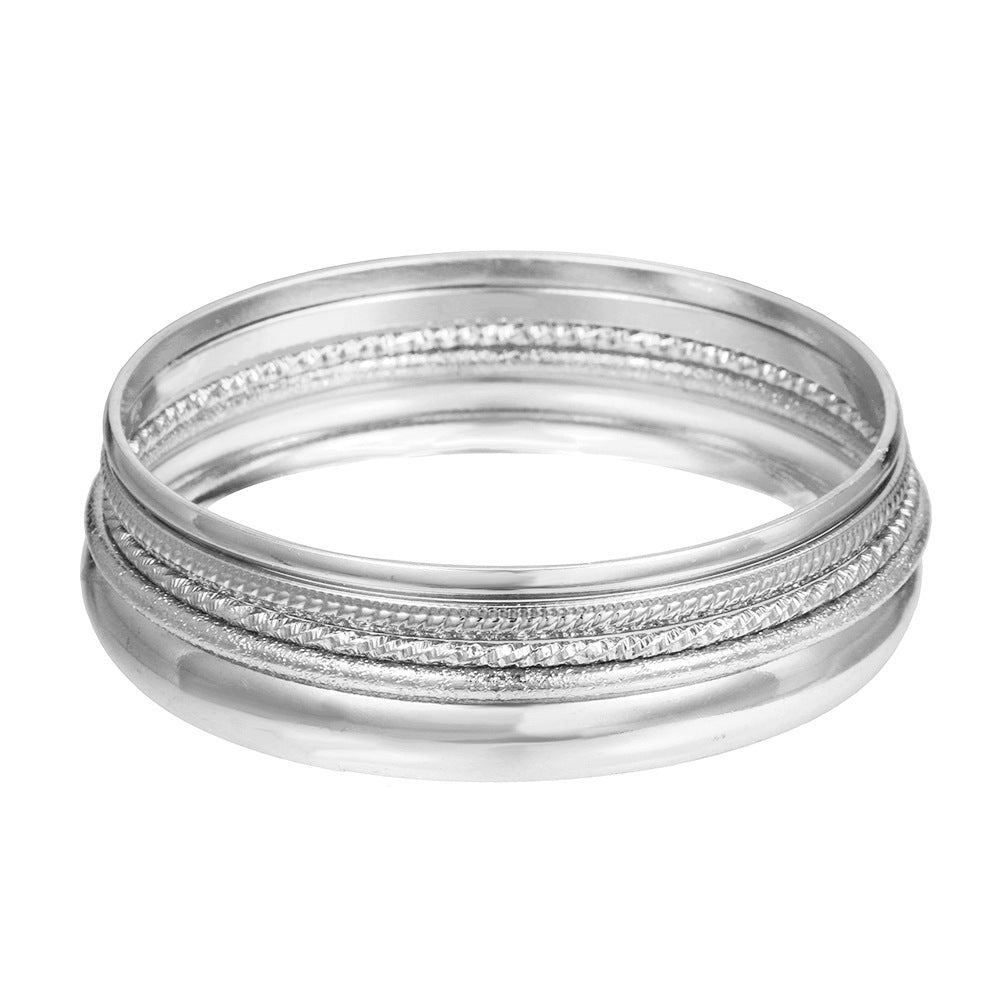 Wholesale Set of 12 Bracelets Set Cross-Border Jewelry Bohemian Style Multi-Layer Alloy Bracelets