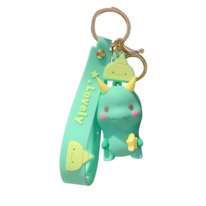 Wholesale Cartoon Dinosaur Elephant Silicone Keychain Cute Keychain ACC-KC-JuCai002