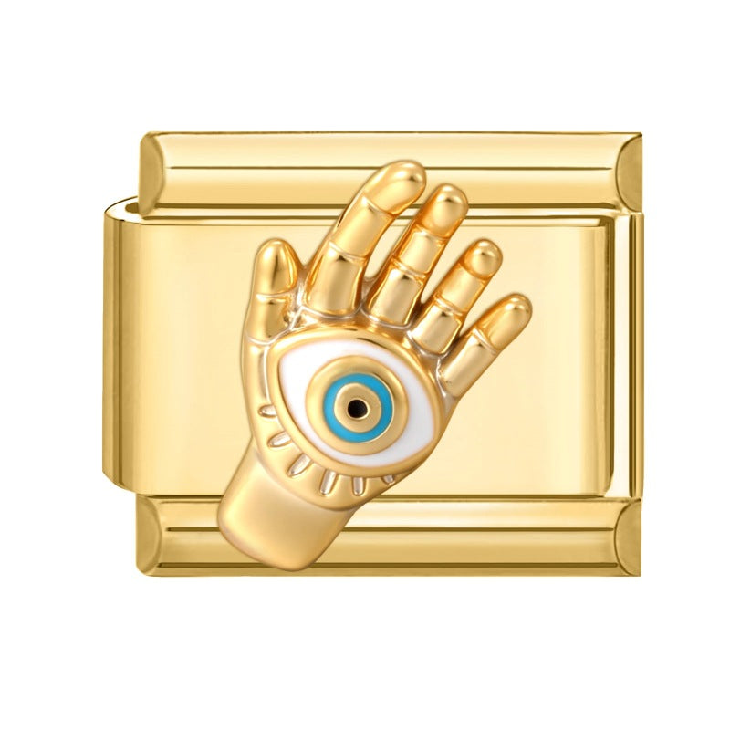 Wholesale Italian Charm Bracelet 9mm DIY Splicing Cute Creative Stainless Steel Composable Bracelet