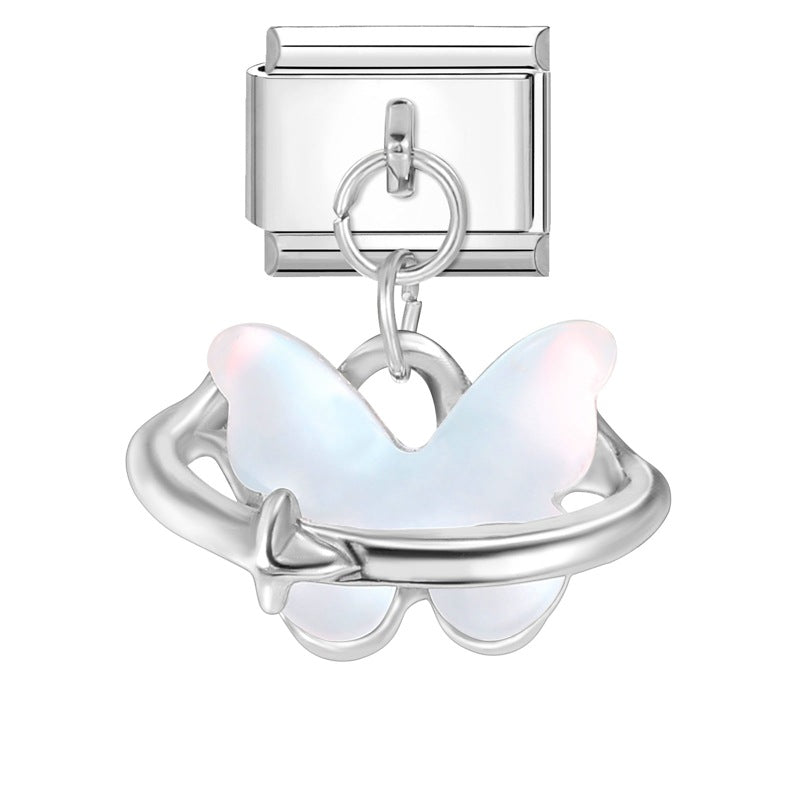 Wholesale 9mm Italian Charm Starter Bracelets DIY Pendant Style Stainless Steel Composable Bracelet