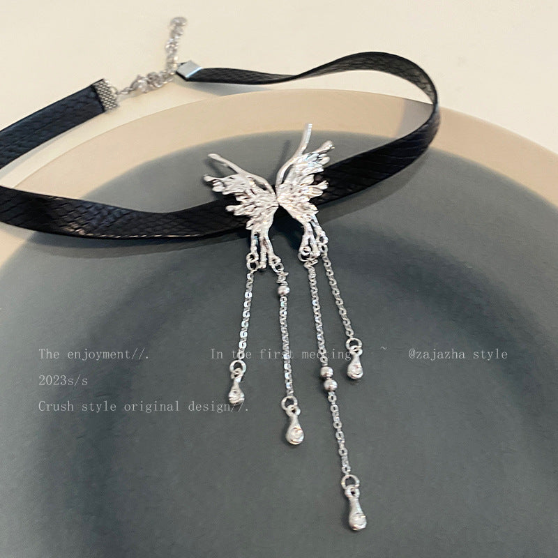 Wholesale Purple Butterfly Necklace