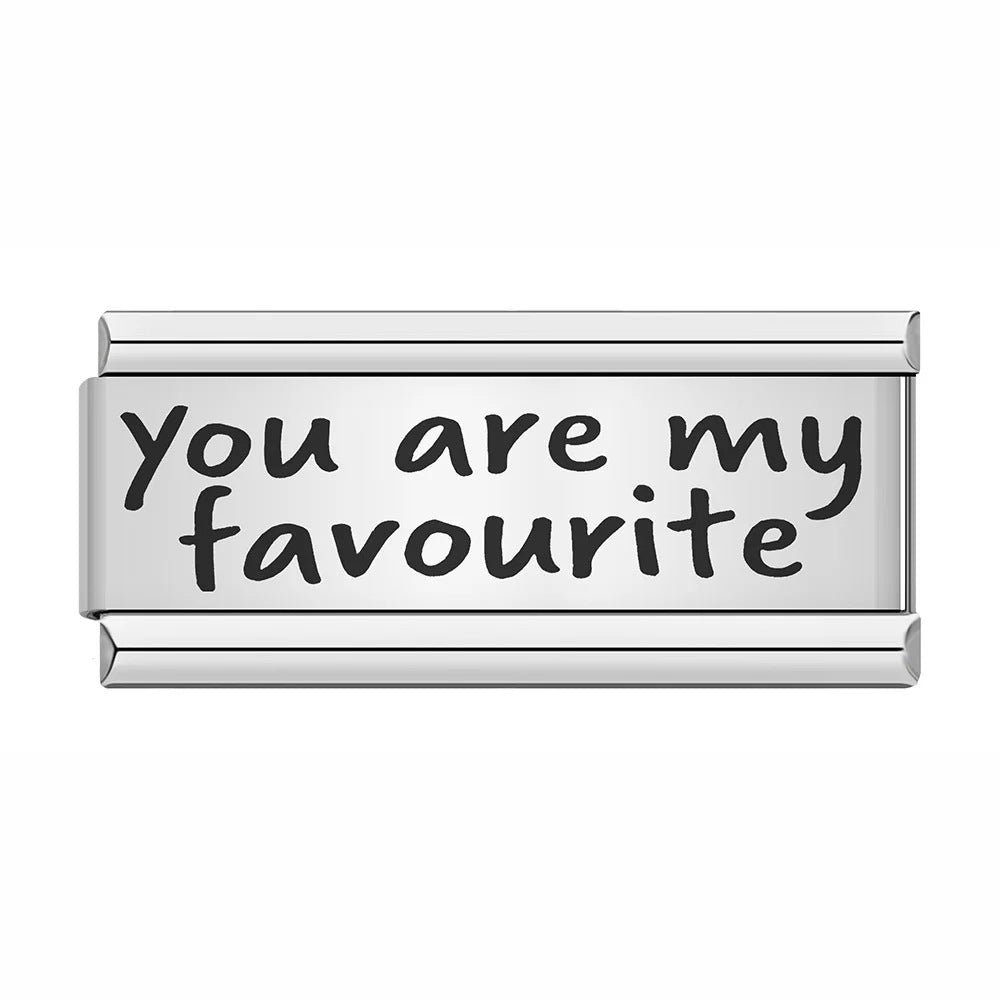 Wholesale Stainless Steel Laser Engraved Pattern Italian Module Bracelet DIY Fashion Jewelry Accessory