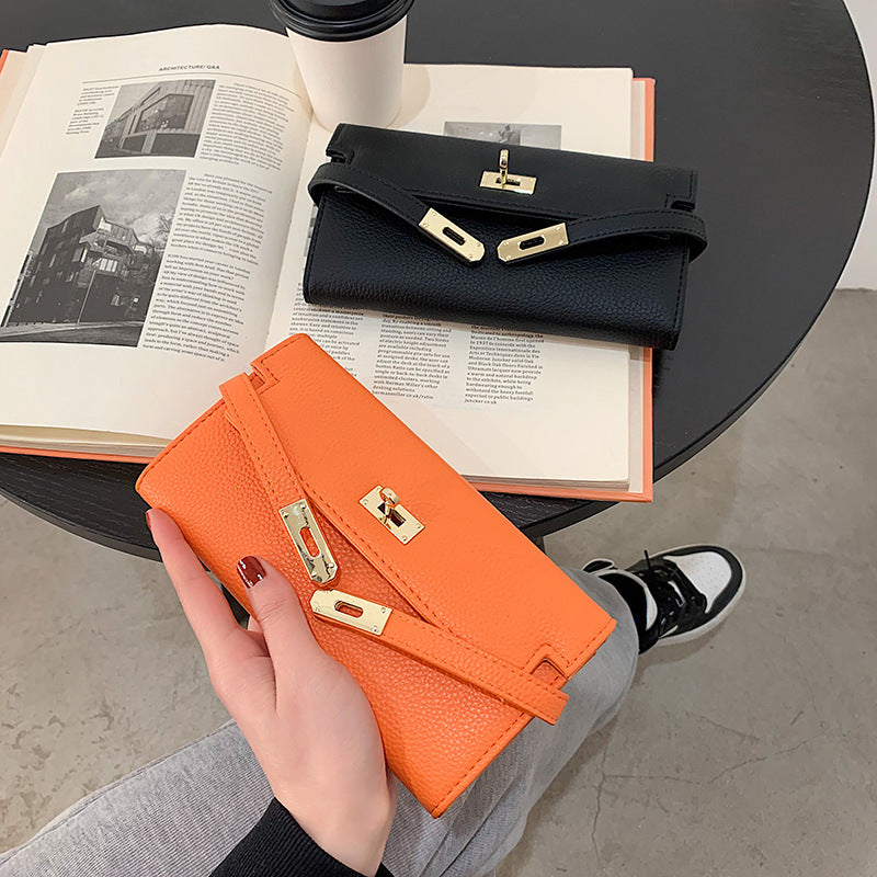 Wholesale Ladies Long Tri-fold Platinum Wallet ACC-WT-DuoMe010