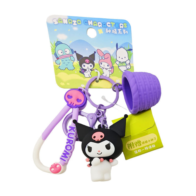 Wholesale Cartoon KuKu PVC Soft Keychain Creative Keychain ACCVIP-KC-HangLi005