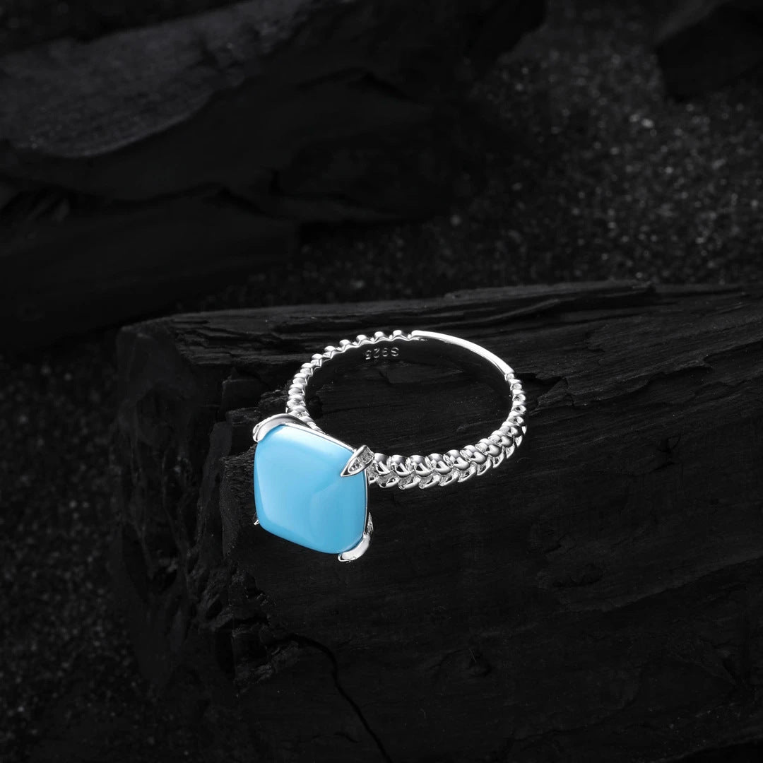 Wholesale Sky Sapphire Square Ring