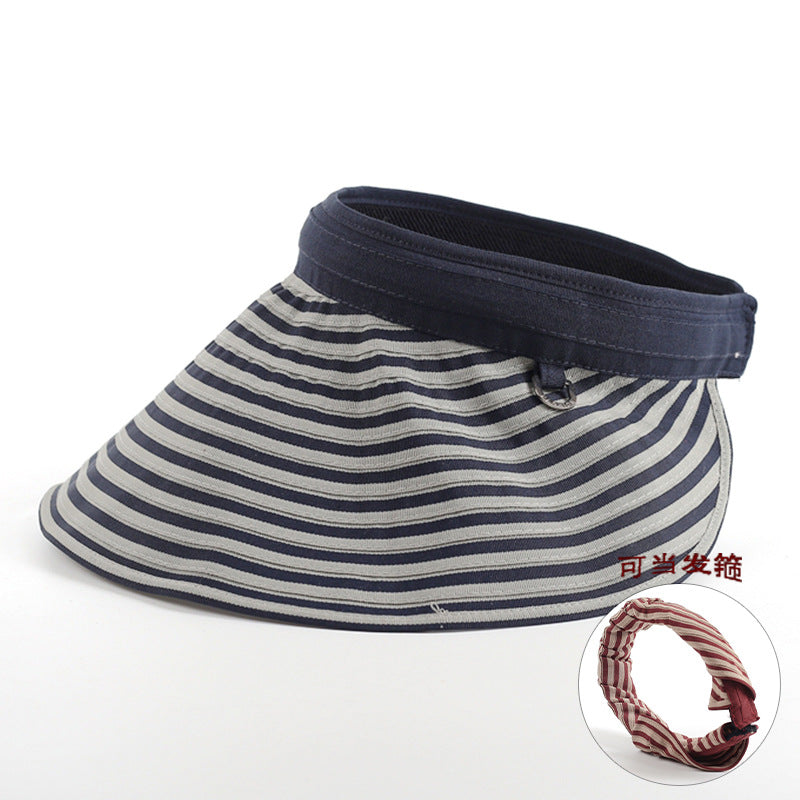 Wholesale  Outdoor Travel Classic Plaid All-match Hair Clip Hat Bucket Hat