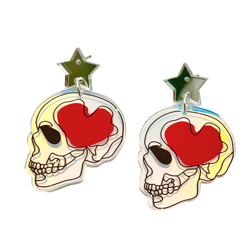 Wholesale Halloween Laser Acrylic Earrings ACC-ES-Weiw007