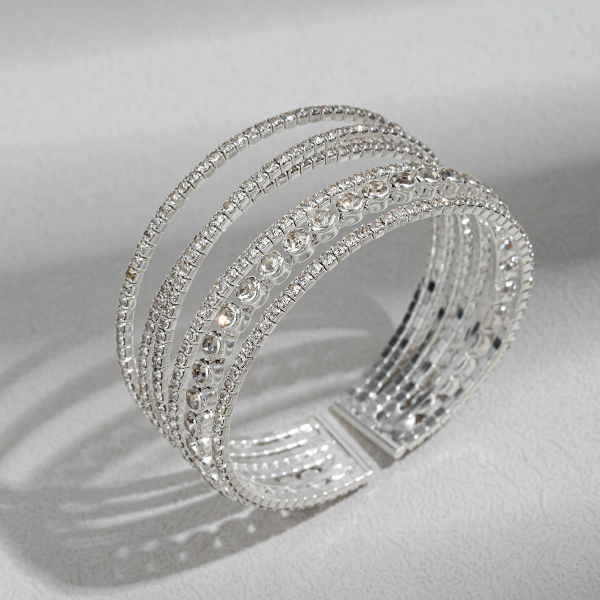 Wholesale rhinestone stretch diamond bracelet