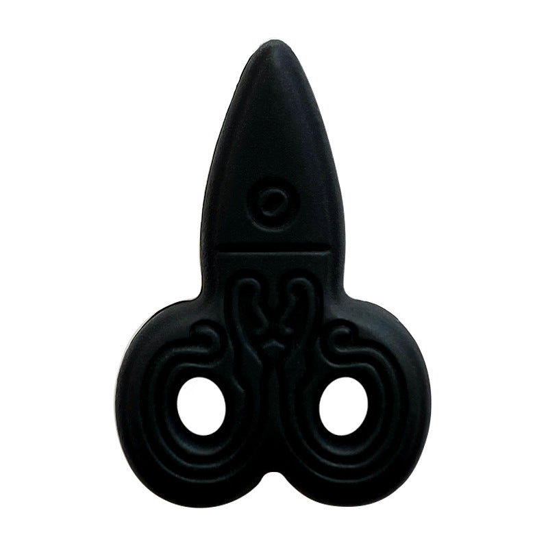 Wholesale of 10PCS Creative Scissors Food Grade Silicone Beads ACC-BDS-WDX038