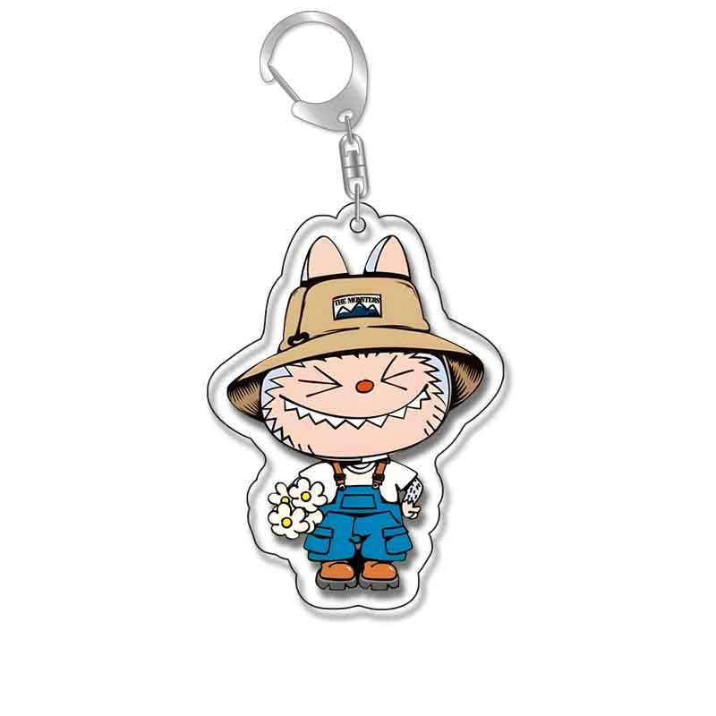Wholesale  Little Sheep Keychain Cute Cartoon Acrylic Keychains ACCVIP