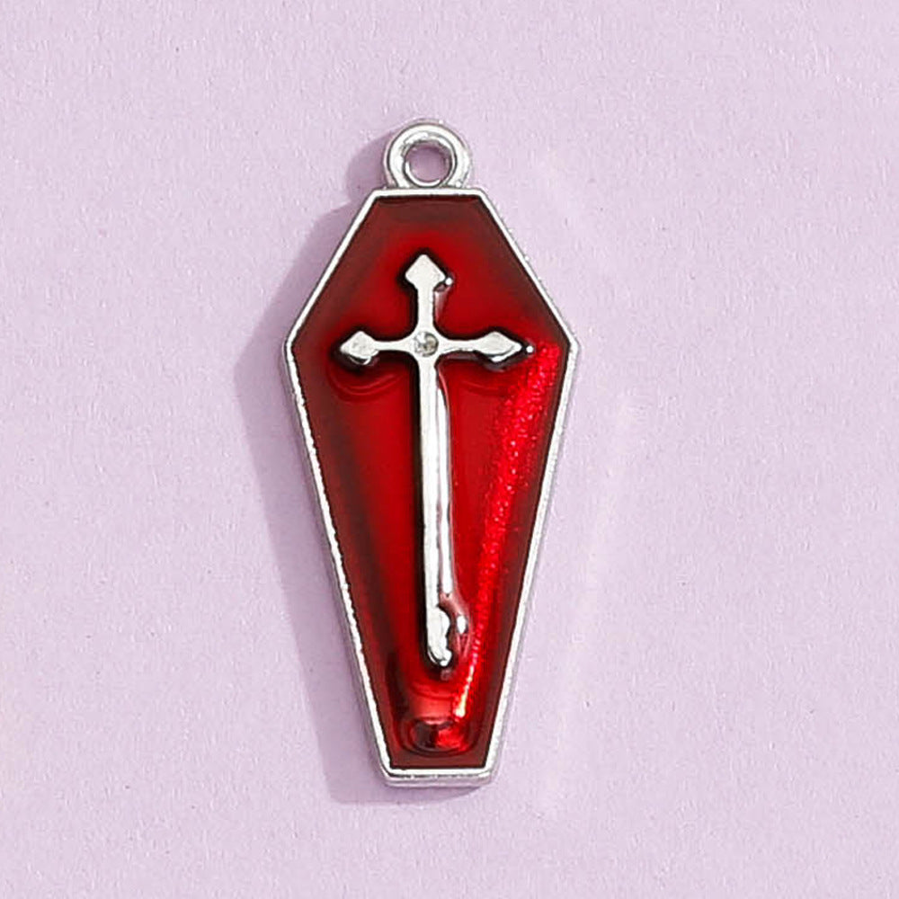 Wholesale 5pcs Halloween Diy Alloy Cartoon Accessories Necklace Bracelet Pendant ACC-PT-Yongc001