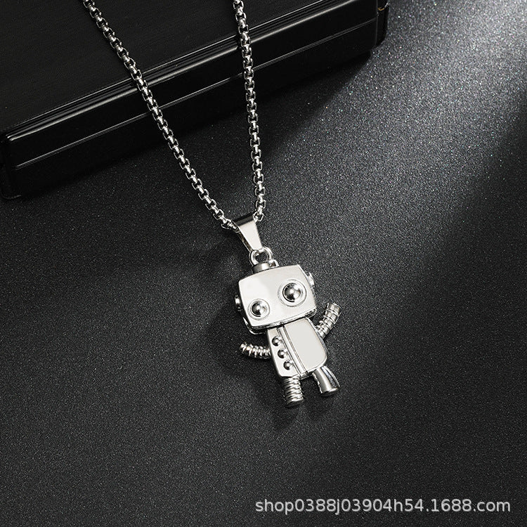 Wholesale Titanium Steel obot pendant necklace