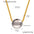 Wholesale Stainless Steel Large Round Long Blade Necklace
