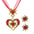 Wholesale Oktoberfest Vintage Heart Diamond Necklace