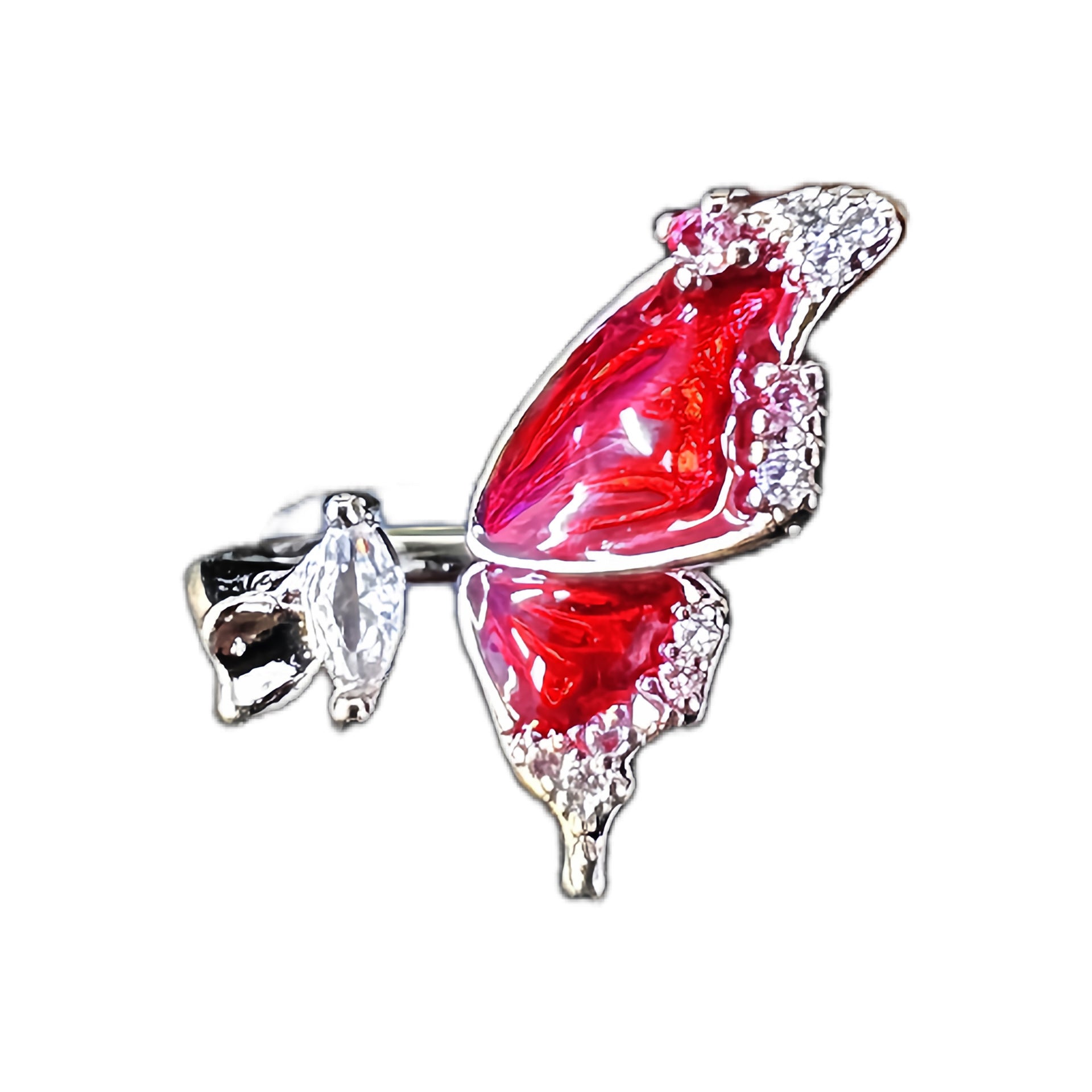 Wholesale Butterfly Open Ring Ring Adjustable Rings Butterfly Rings ACC-RS-JiuHao002