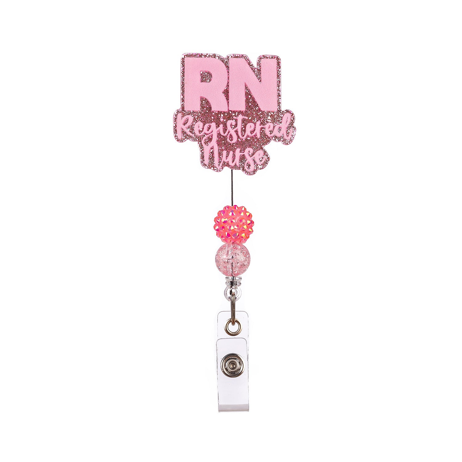 Wholesale Acrylic Medical Beads Badge Reels Keychains