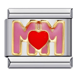 Wholesale Italian Charm Bracelet 9mm DIY Splicing Removable Family Member Element Stainless Steel Composable Bracelet