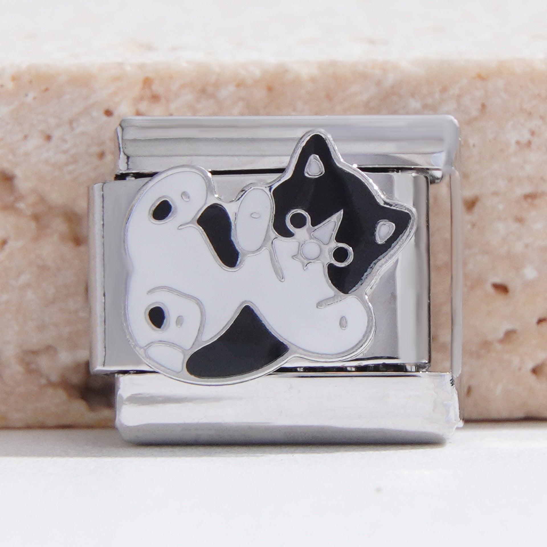 Wholesale Italian Charm Bracelet 9mm DIY Splicing Creative Pattern Stainless Steel Composable Bracelet