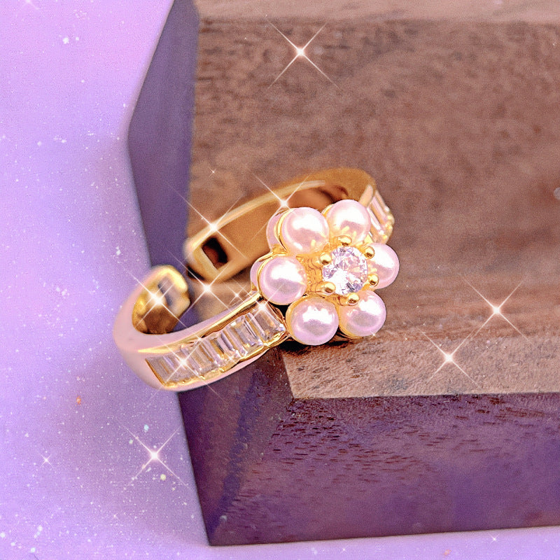 Wholesale Micro-paved Zirconia Lace Open Adjustable Rings ACC-RS-YXY002