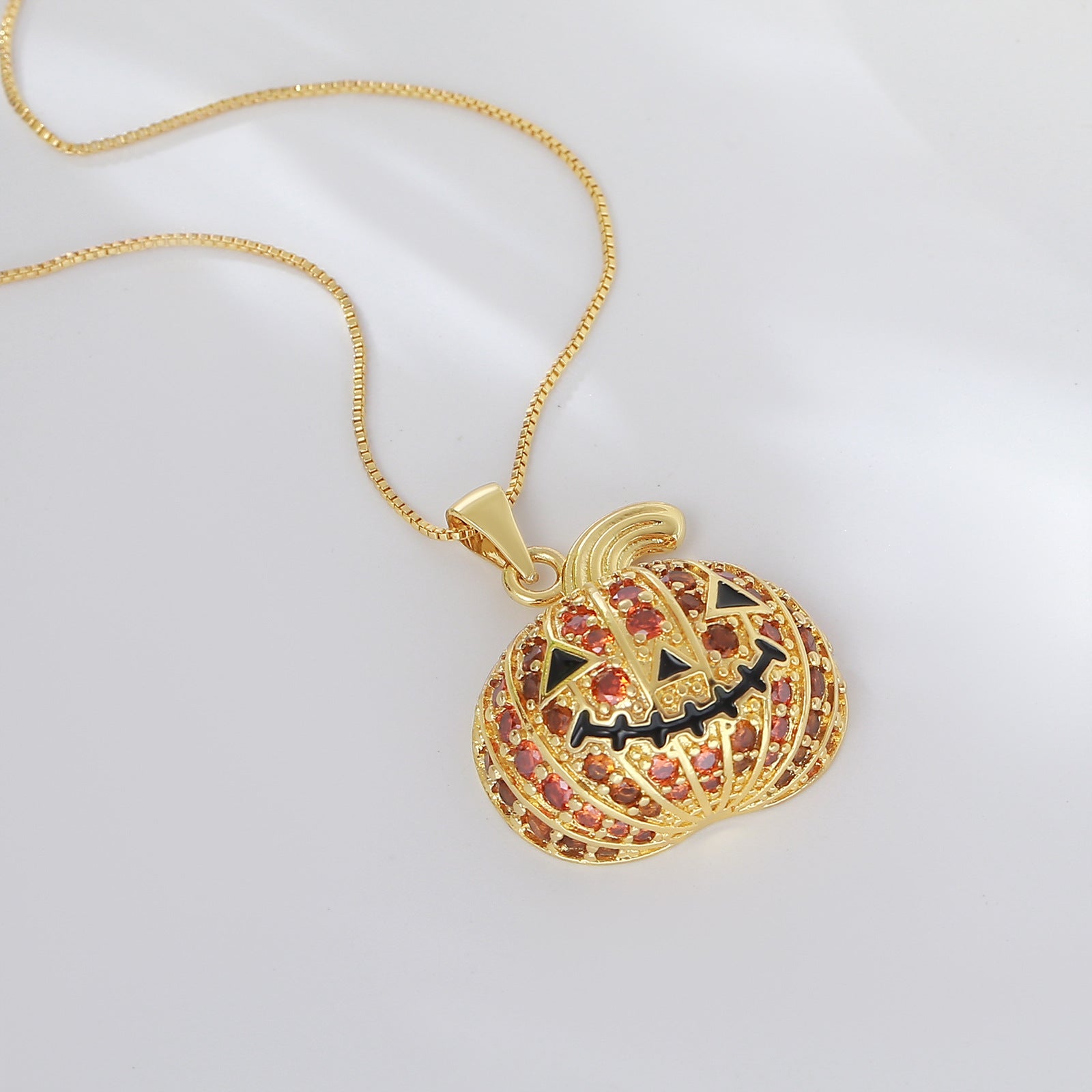 Wholesale Halloween Pumpkin Necklace