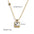 Wholesale  color square diamond Stainless steel necklace