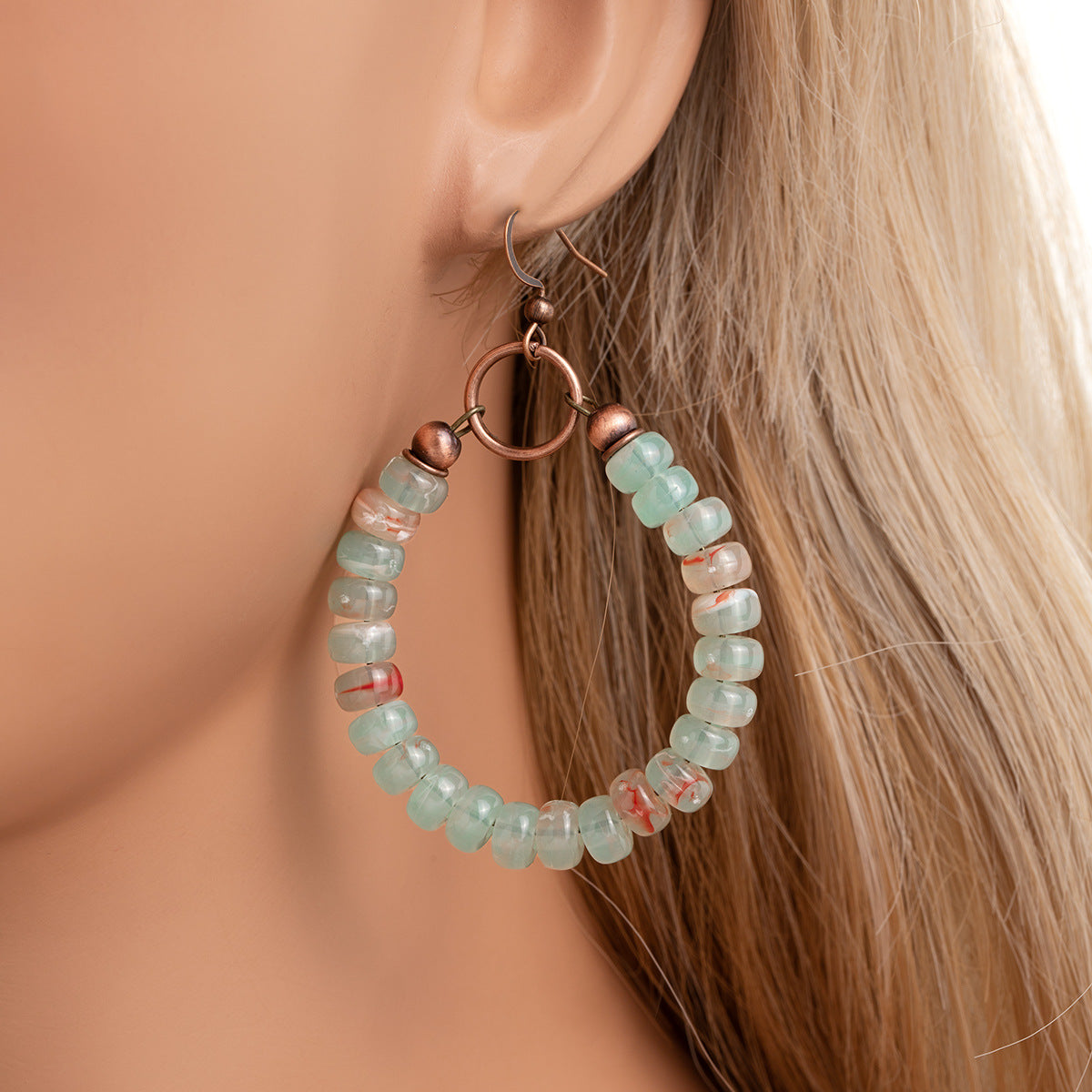 Wholesale Bohemian style turquoise earrings