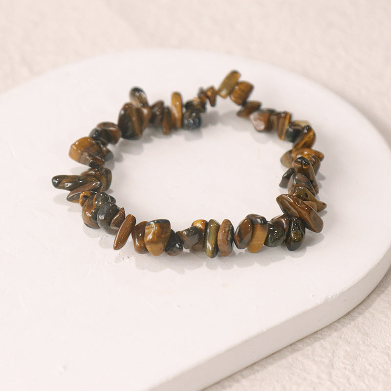 Wholesale Colorful Natural Stone Hand-strung Bracelet