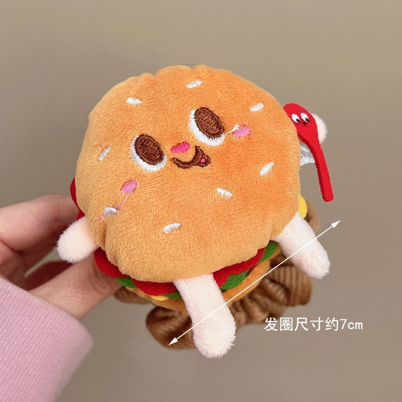 Wholesale Hamburger Cartoon Cute Hairband