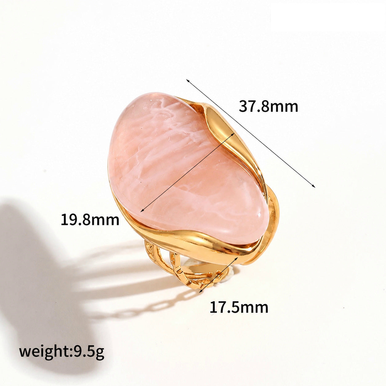 Wholesale Irregular Retro Resin Earrings Gold-Tone Stainless Steel Jewelry Accessory for Resale