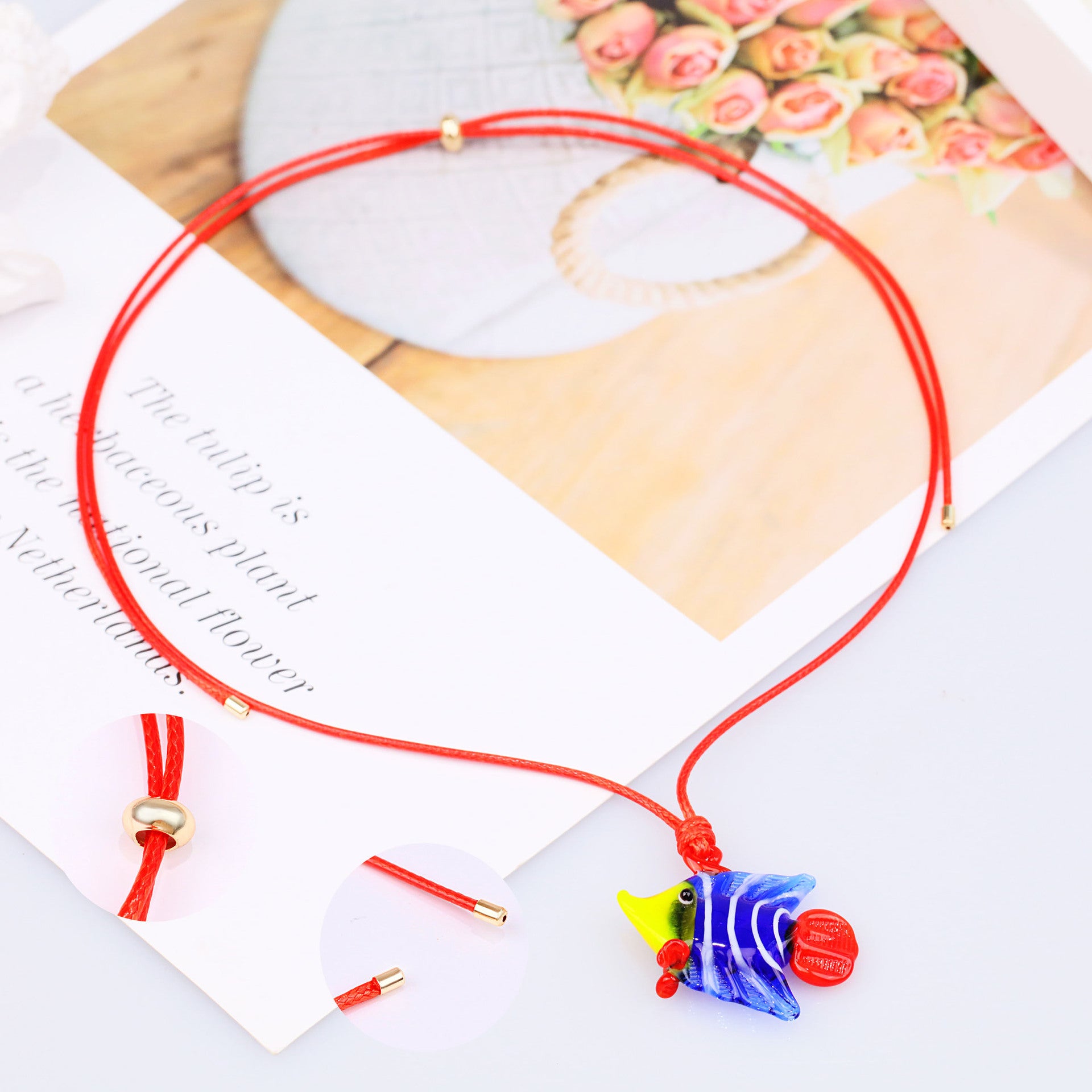 Wholesale  Tropical Fish Seahorse Walrus Dolphin Stretch Necklace