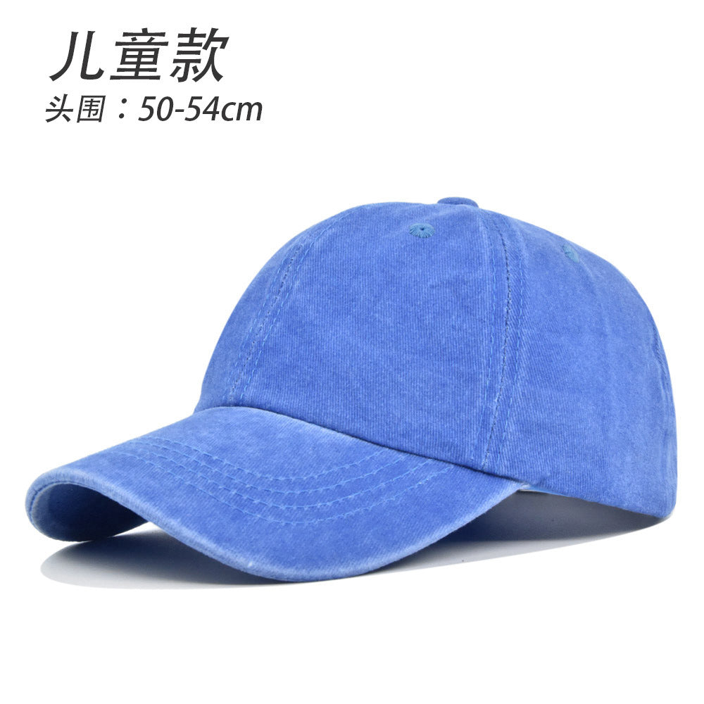 Wholesale Retro Parent-child Solid Color Baseball Cap ACC-HT-YMX012