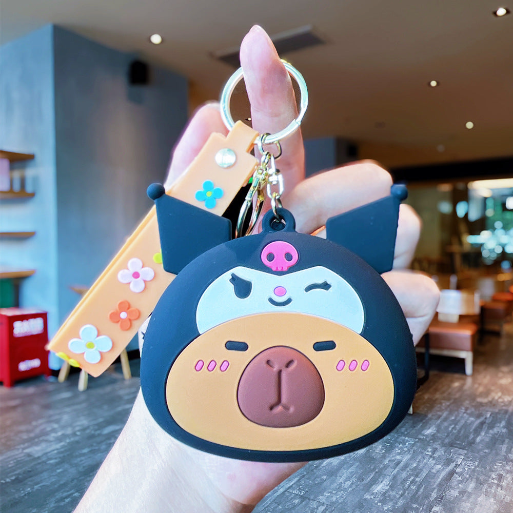 Wholesale Cartoon PVC Soft Keychains ACCVIP-KC-ErLu010