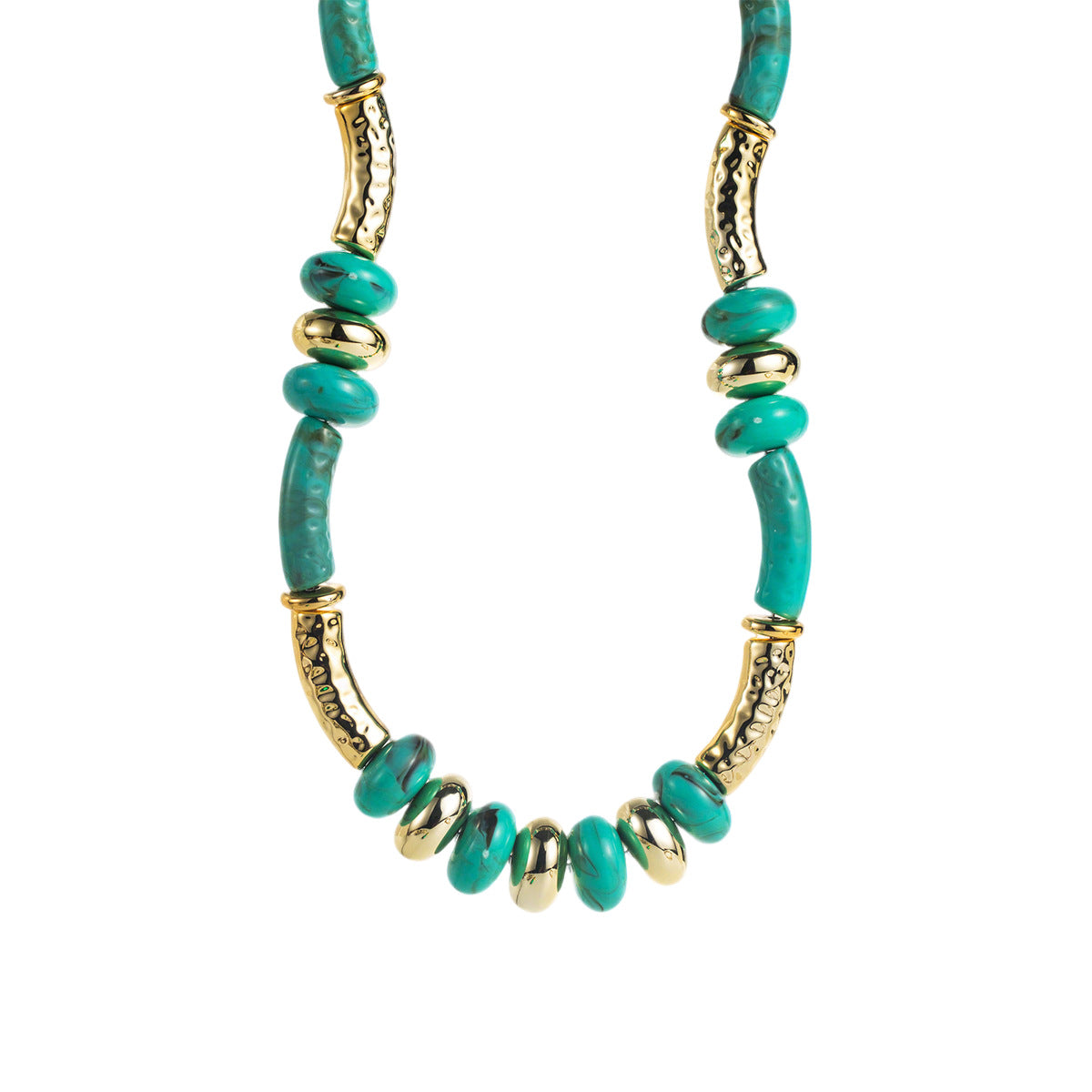 Wholesale Maillard Series Beaded Resin Necklace Personality Clavicle Chain