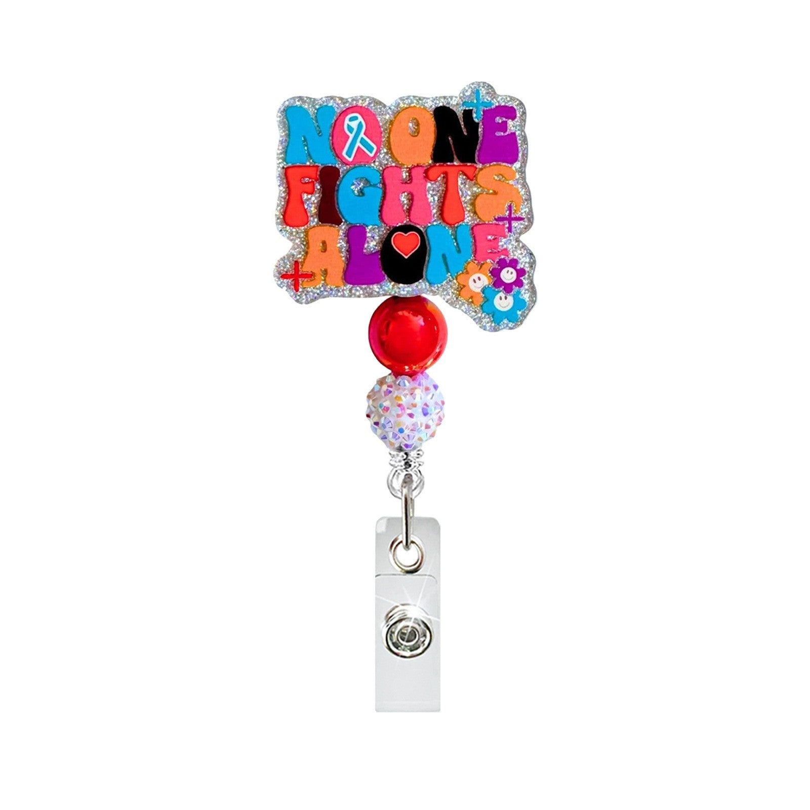 Wholesale Acrylic Leopard Print Cat Badge Reel Keychain with Clip,  Car Key Accessory