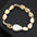 Wholesale  casual baroque pearl alloy bracelet creative style  elastic bracelet