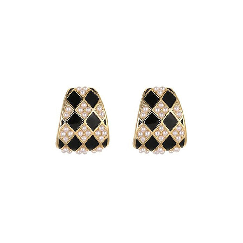 Wholesale s925 Silver Pin Diamond Earrings