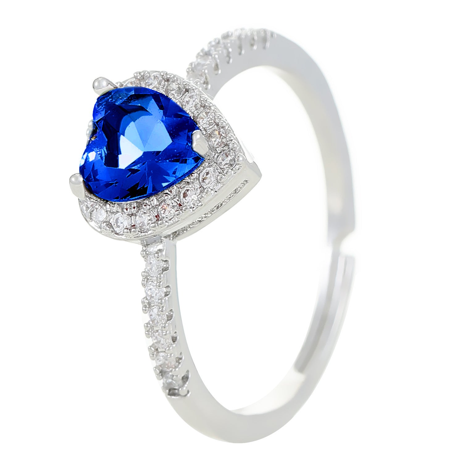 Wholesale color love zircon diamond ring