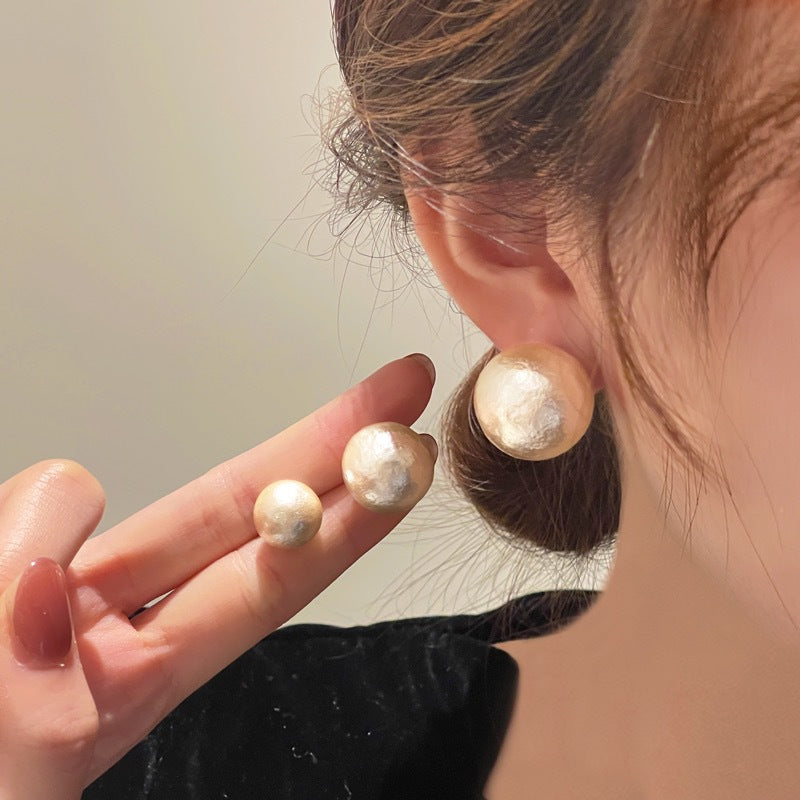 Wholesale large pearl luxury earrings